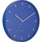 Karlsson - Wandklok Cool Retro - Cobalt blue- Ø30cm