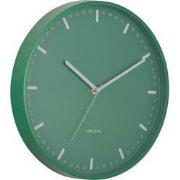 Karlsson - Wandklok Cool Retro - Retro green- Ø30cm