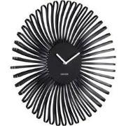 Karlsson - Wandklok Polo - Zwart- Ø48cm