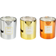 METALLIC GLAMOUR - Geurkaars set - Appel/Jasmijn/Winterzon - Soja wax