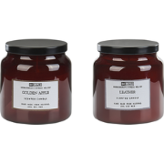 ABSOLUTE ALCHEMY - Geurkaars set - Gouden appel/Leer - Soja wax