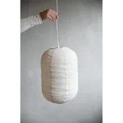 Linnen hanglamp 'Lenn' (Maat L)