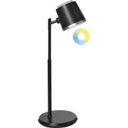 LIBRA - Bureaulamp LED - Zwart - Synthetisch materiaal