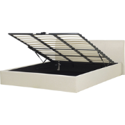 ORBEY  - Tweepersoonsbed - Beige - 180 x 200 cm - Polyester