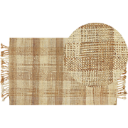 BERISSA - Modern vloerkleed - Lichtbeige - 80 x 150 cm - Jute