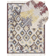 FENER - Jute vloerkleed - Multicolor - 160 x 230 cm - Jute