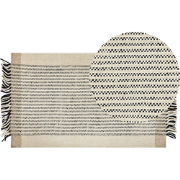 DIVARLI - Modern vloerkleed - Lichtbeige - 80 x 150 cm - Wol