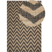 DEDEPINARI - Laagpolig vloerkleed - Beige - 200 x 300 cm - Jute