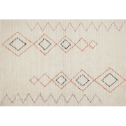 GUWAHATI - Laagpolig vloerkleed - Beige - 160 x 230 cm - Katoen