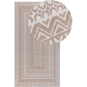 BAGLAR - Jute vloerkleed - Beige/Wit - 80 x 150 cm - Jute