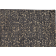 ESEL - Laagpolig vloerkleed - Grijs/Goud - 140 x 200 cm - Viscose