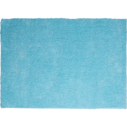 DEMRE  - Shaggy vloerkleed - Lichtblauw - 140 x 200 cm - Polyester