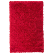 CIDE  - Shaggy vloerkleed - Rood - 140 x 200 cm - Polyester