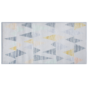 YAYLA - Laagpolig vloerkleed - Lichtgrijs - 80 x 150 cm - Polyester