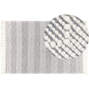 TONYA - Modern vloerkleed - Gebroken wit - 160 x 230 cm - Wol