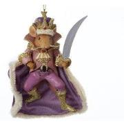 6 inch Resin Mouse King Orn. 7,62x5,08x14,9352 cm kerstornament