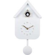 Wandklok Solo Color Cuckoo - Wit - 6x21,5x41cm