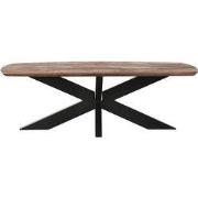 LABEL51 Salontafel Zane 120x65x40 cm - Espresso - Mangohout