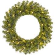 Black Box Trees Nagoya Kerstkrans met LED Verlichting - H12 x Ø60 cm -...