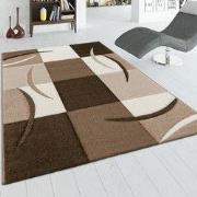 Laagpolig Vloerkleed - Diamesa - Modern - Bruin - 80x150 cm