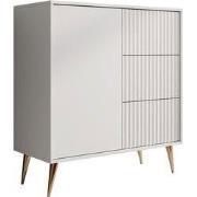 Meubella - Dressoir Winq - Wit - 90 cm