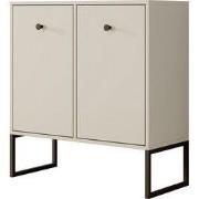Meubella - Dressoir Lyndall - Beige - 77 cm