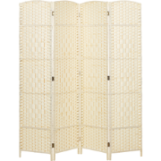 LAPPAGO - Kamerscherm - Lichtbeige - Hout