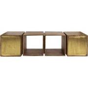 Dressoir Naturel Hout - 169x36x41cm - Brass