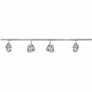 Highlight - Track Malta - Plafondlamp - G9 - 3.5 x 17.5  x 17.5cm - Ni...