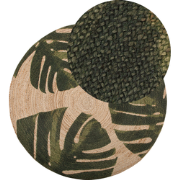 INCIK - Vloerkleed - Groen - 80 x 150 cm - Jute