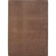 JOY Effen Soft Vloerkleed – 100% Polyester – Anti-Slip - Bruin- 200x28...