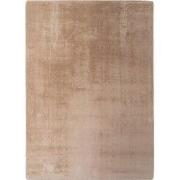 JOY Effen Soft Vloerkleed – 100% Polyester – Anti-Slip - Beige- 160x22...