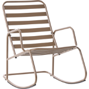 TURI - Schommelstoel - Taupe - Aluminium