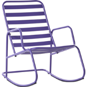 TURI - Schommelstoel - Blauw - Aluminium