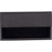 Nachtkastje Zwevend Zwart - 1 lade - 45x30x25cm - Tessa