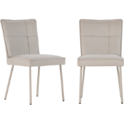 Fabric chair set H84 cm - ELINA
