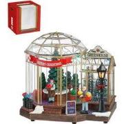 Christmas tree greenhouse battery operated l20,5xb16xh19,5 cm