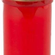 Bolsius grafkaarsen - 12 cm - Set van 5 - Rood - Kunststof pot met met...