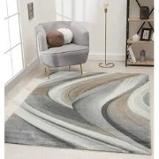Vernazza Modern Bruin / Beige vloerkleed - - 160 X 230 CM