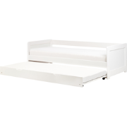 GRAVELINES - Onderschuifbed - Wit - 90 x 200 cm - Hout