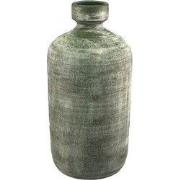 HS Potterie Kruik Fles Miami Groen - Cement - H40