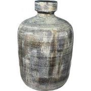 HS Potterie Kruik Fles Miami Zwart - Cement - H33