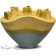 Villa Pottery  Chimney Geel Grijs - H26