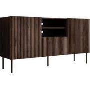 Meubella - Dressoir Tartagal - Donkerbruin eiken - 150 cm