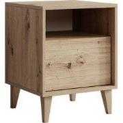 Meubella - Nachtkastje Fuzeta - Eiken - 40 cm