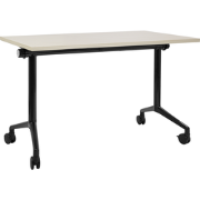 CAVI - Bureau verstelbaar - Lichtbruin/Zwart - 120 x 60 cm - Metaal