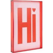 Present Time - Wall Art Hi Medium - Rood