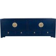 Fine Asianliving Chinese TV Kast Blauw Midnight Blue - Orientique