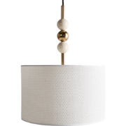 LOKY - Hanglamp - Messing/Beige - Metaal