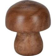 Mushroom 12X14 cm Brown